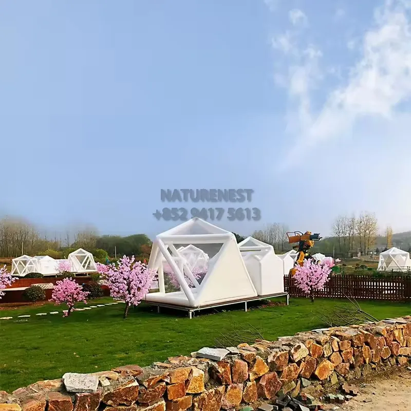 Transparent Bubble Hotel House Resort Scenic Spot Mobile Room Portable Camping PVC Tent Inflatable Bubble Tent Holiday Villa - Image 3