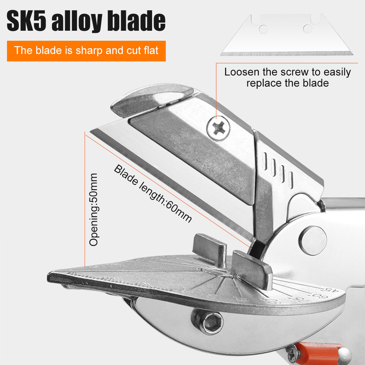 Angle Shear 45-135 Degree Miter Cutter Hand Shear - Image 8