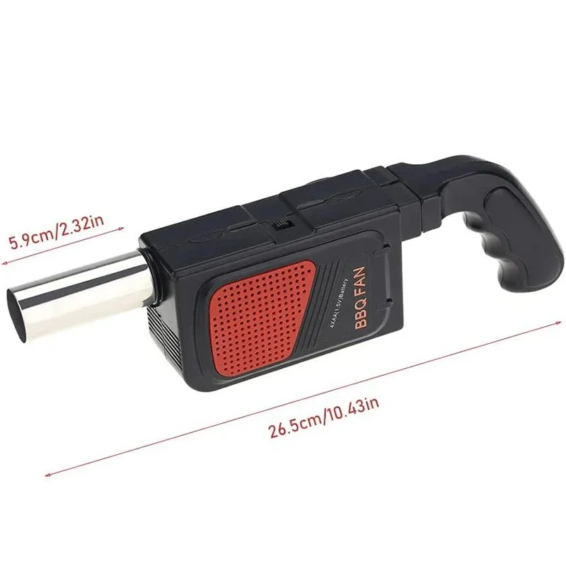BBQ Air Blower Portable Handheld Electric Grill Fan Fire Bellows Tool - Image 4