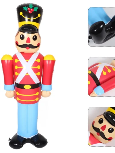 Inflatable Christmas Outdoor Blow up Nutcracker Soldier