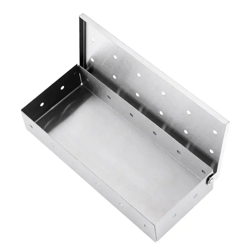 1Pc BBQ Accessories Outdoor Stainless Steel Smoker Cold Smoke BOX Barbecue Smoke Box Barbecue Grill Smoking Barbacoa for Kitchen - Image 5