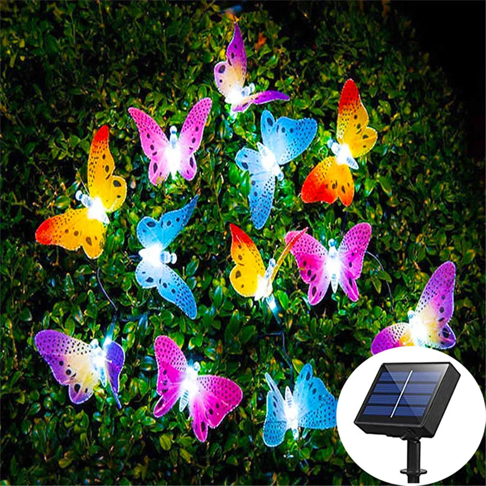Fiber Optic Butterfly, Waterproof, Solar Light String - Image 7