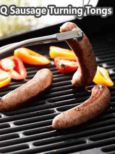Heavy Duty Sausage BBQ Tongs for Grill