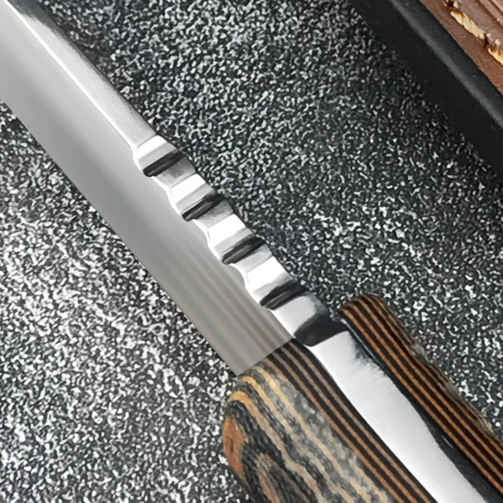 Survival Fixed Blade Knife Leather Sheath High Quality - Image 3