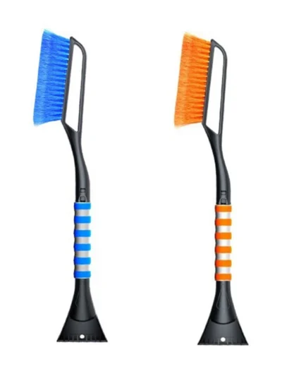Snow Removal Brush Detachable De-Icer for Car Windshield, Car Snow Plow and Brush for Car Truck SUV ,27 Inch, 2PCS