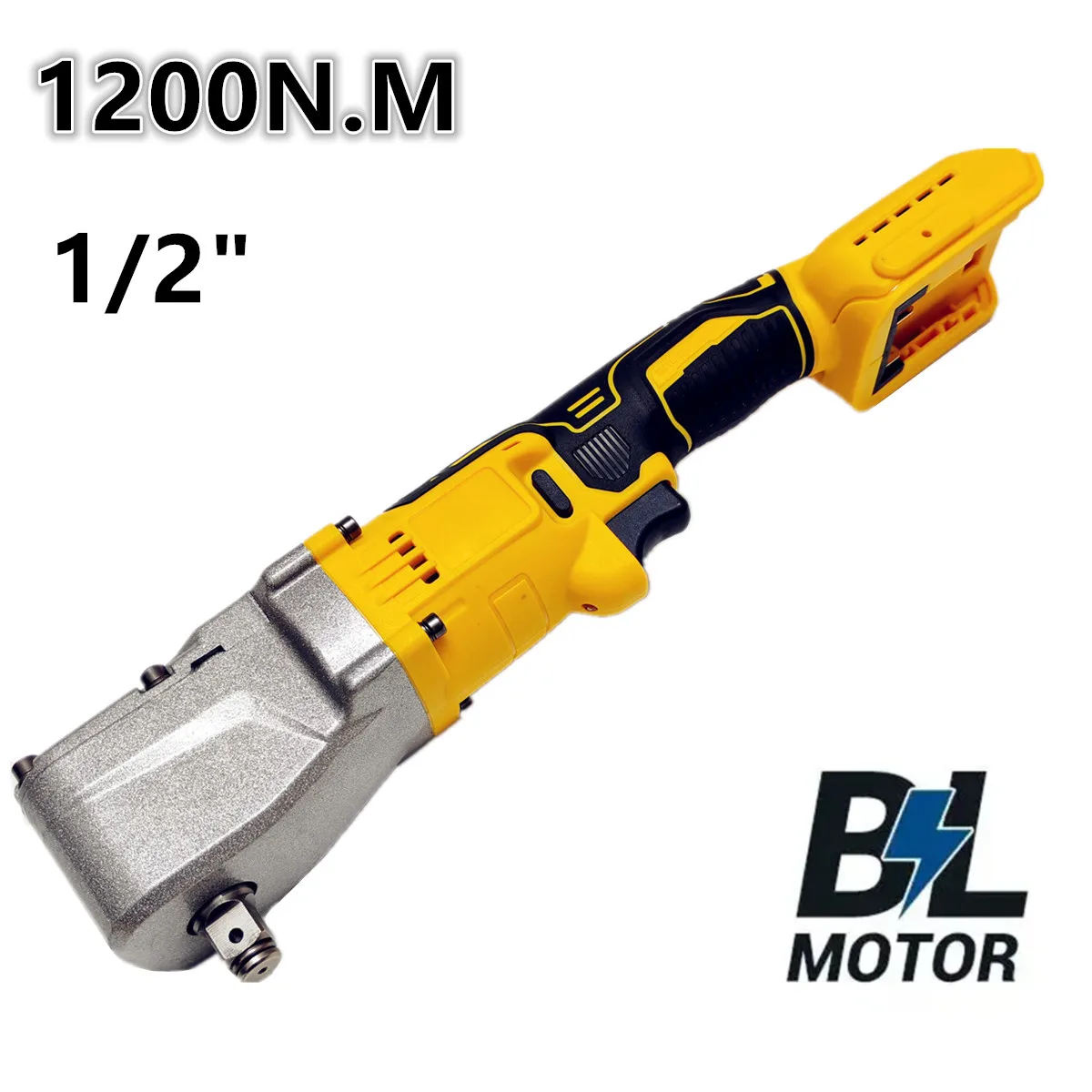 For DeWALT 20V 18V Battery 220/500/1200NM Electric Ratchet Wrench 1/2'' 3/8'' - Image 2