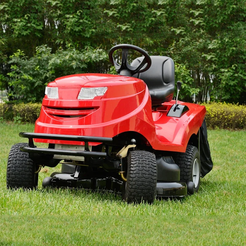 New design gasoline riding lawn mower ride on lawn mower ride on mower lawn tractor for sale - Image 2