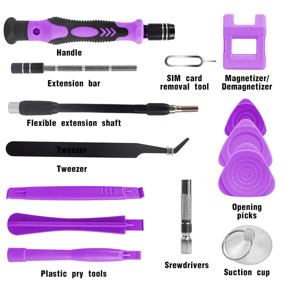 115 in 1 Precision Screwdriver Set Multifunctional Magnetic Repair Tools Kit - Image 12