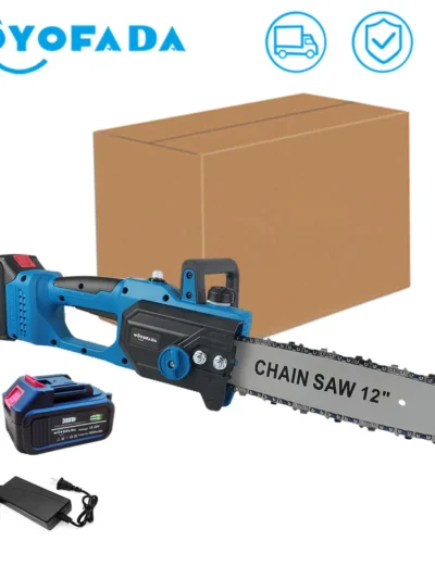 12 Inch Brushless Electric Chainsaw, Cordless For Makita battery