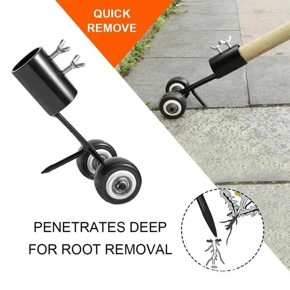 Quick Crevice Weeder Roller With Hook Durable Sturdy Gardening Tool For Driveways Yard - Image 4