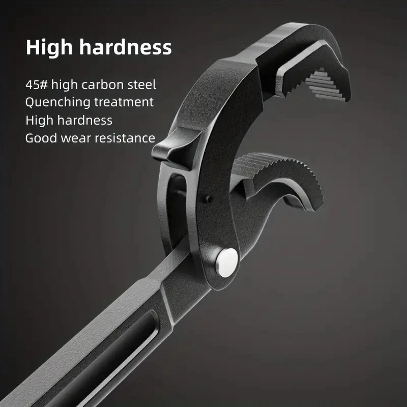 Multifunction Auto Power Grip Pipe Wrench Metal Self Adjusting Spanner - Image 11
