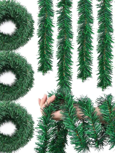 Artificial Ivy Leaf wreath Outdoor Garden courtyard Festival party DIY gift Christmas tree Decor