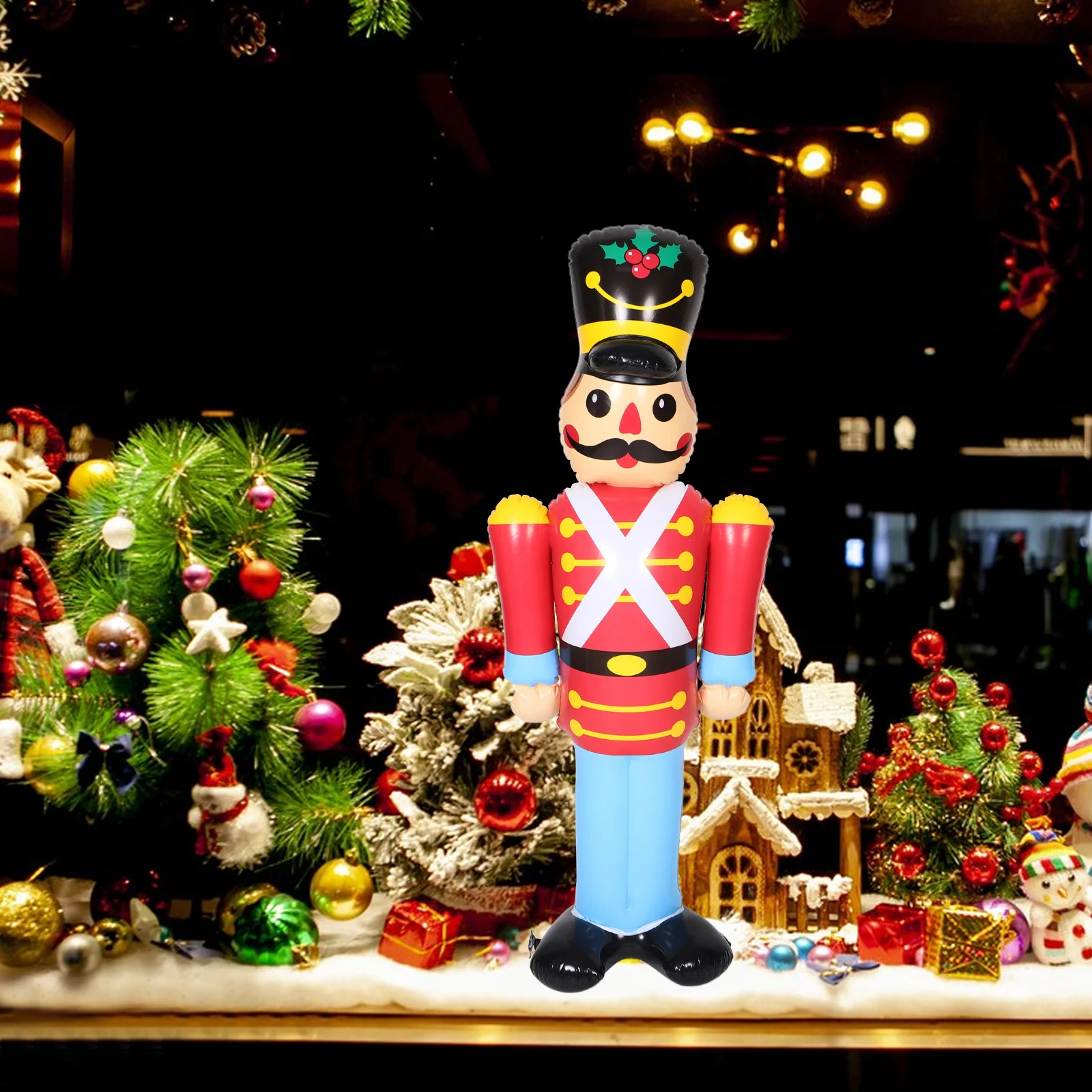 Inflatable Christmas Outdoor Blow up Nutcracker Soldier - Image 3