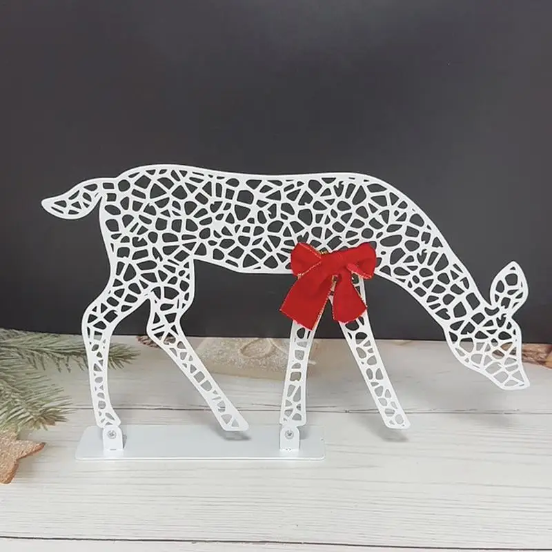 Creative Lighted Deer Yard Decoration Light Up 3D Deer Reindeer Yard Light - Image 4