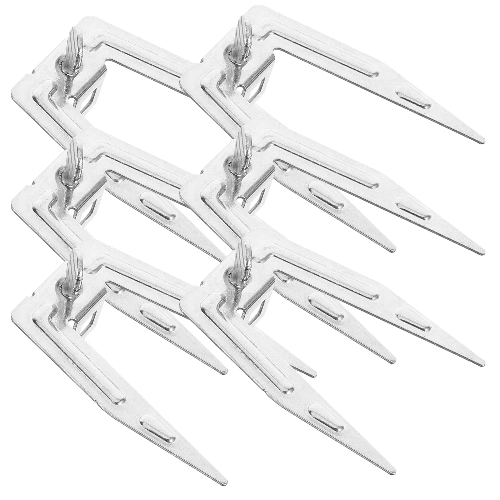 6 Sets Chicken Grilling Supply Airfryers Roasting Fork Rotating Forks Bbq Food Stainless Steel Rack
