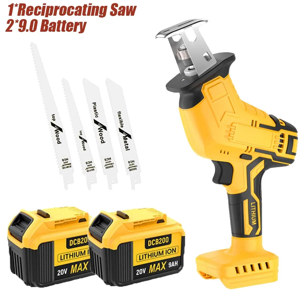 Cordless Reciprocating Saw For DEWALT DCB200 18V Battery Portable Electric Saw - Image 7