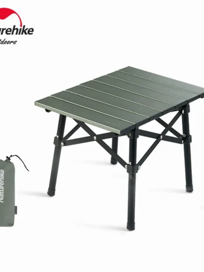Naturehike Camping Table Lightweight Portable Aluminum Alloy Folding Table Outdoor Picnic Barbecue  Mini Table with Carry Bag
