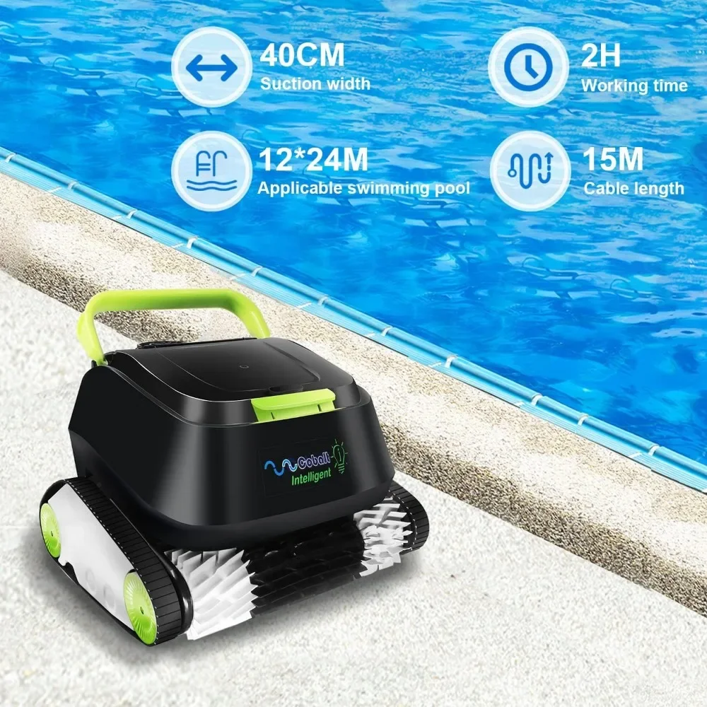 731-i Pool Cleaner Automatic Pool Robot Wall Climber for Medium to Large in ground Pools,Powder pool cleaning tools - Image 5