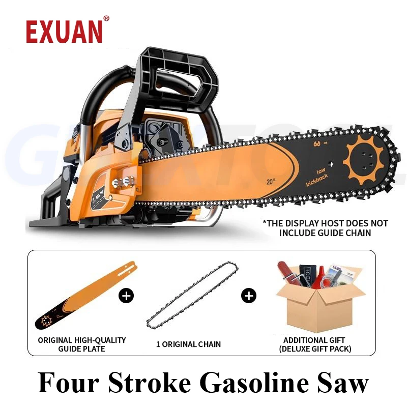 High-Power Chainsaw 9900W Logging Saw 87CC 4-Stroke Gasoline Chain Saw