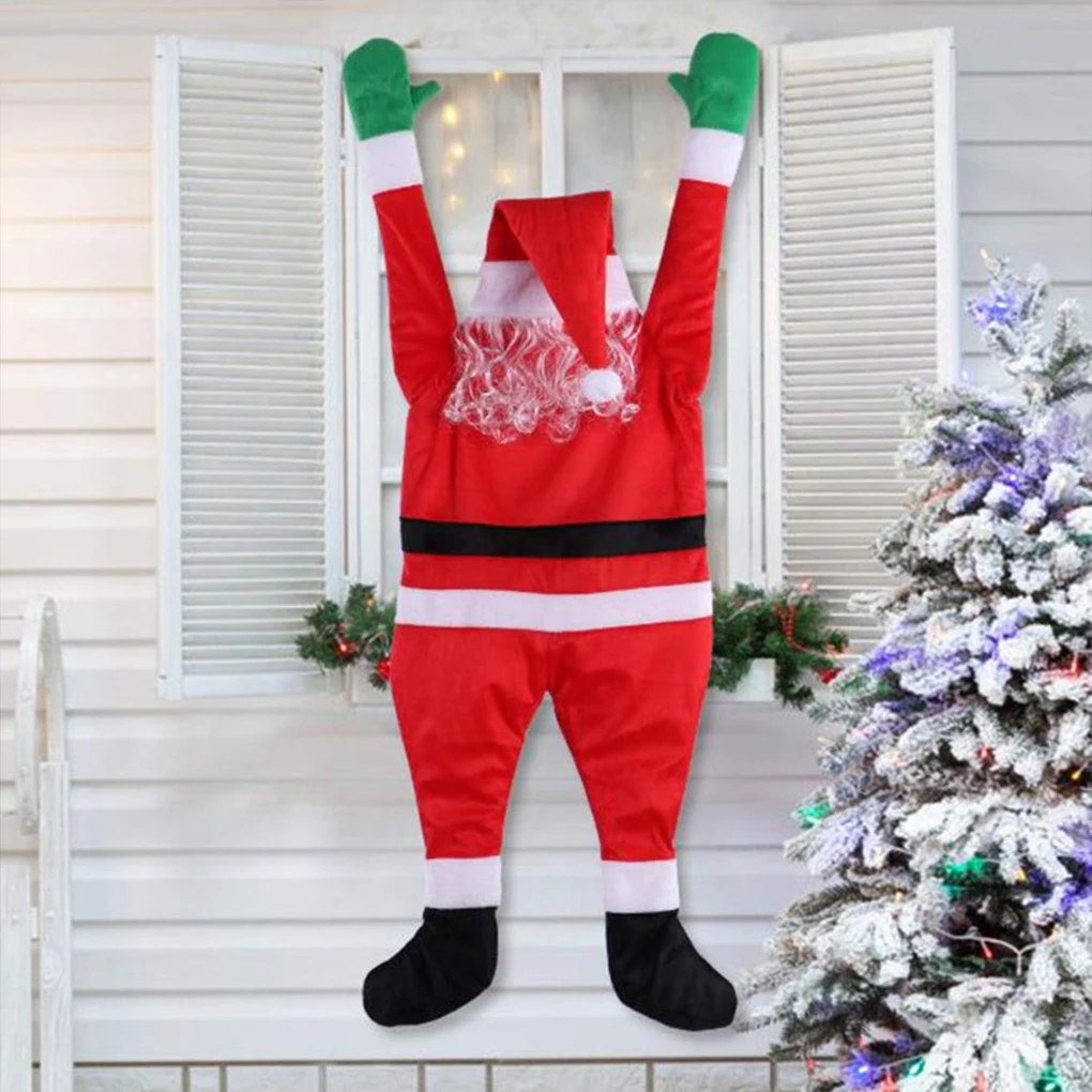 Outdoor Indoor Hanging Climbing Santa Claus Decoration