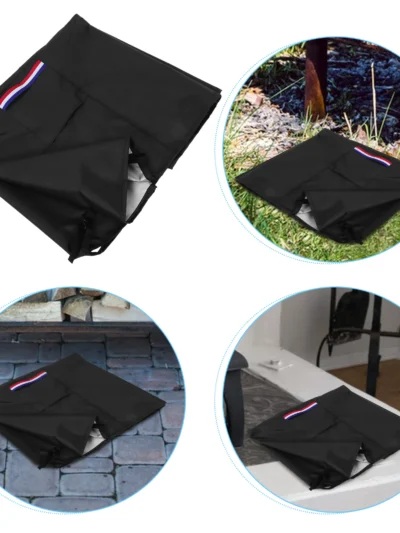 Heavy Duty Fire Pit Cover Square Waterproof Patio Table Cover Outdoor Fireplace Cover for Square Fire Pits and Tables Protection