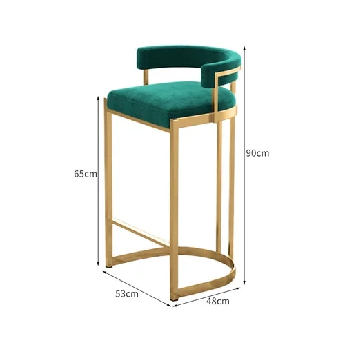 High Make Up Modern Bar Stools Luxury Party Gaming Library Computer Patio Bar Stool Set Saloon Party Sgabello Cucina Furniture - Image 10