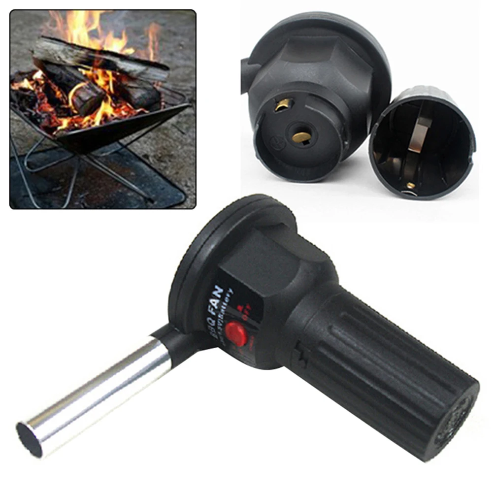 Portable Electric BBQ Fan Air Blower Ignition Tools For Charcoal Grill Fireplace