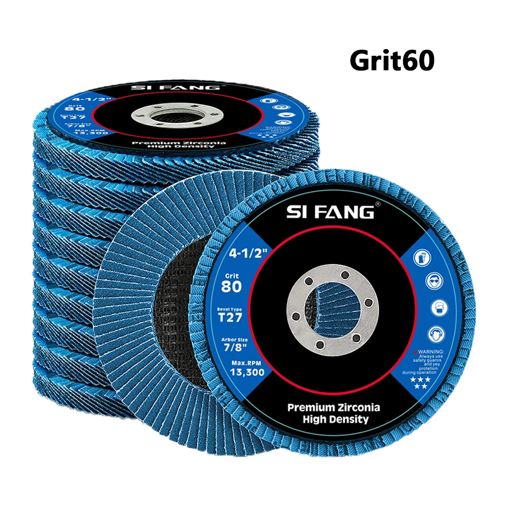 2/5/10pcs Flap Discs 115mm T27 Zirconia Grinding Wheels 40/60/80/120 Grit Professional Flap Discs Sanding For Angle Grinder - Image 10