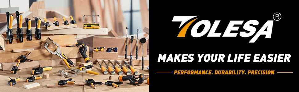 TOLESA 7" Spring Clamps Heavy Duty 4PCS Large Plastic Clamps - Image 8