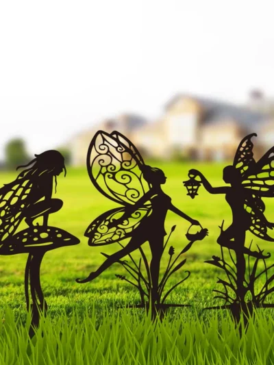 Decorative Metal Fairy Garden Stakes