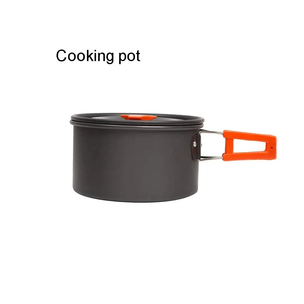 1pcs/1set Camping Cookware Kit Outdoor Cooking Set Aluminum - Image 10