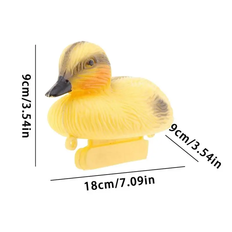 5Pack Floating Duck Fish Pond Ornament Plastic Duck-lings Decoy Mallard For Garden Yard Lawn Decor For Lake Pond Park Pool - Image 6