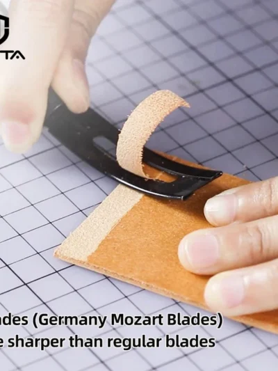 WUTA Black Sharp Leather Skiving Knife Tools DIY Leather Craft