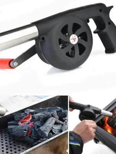 Hand BBQ Fan Air Blower For Barbecue Picnic Manual Fire Bellows
