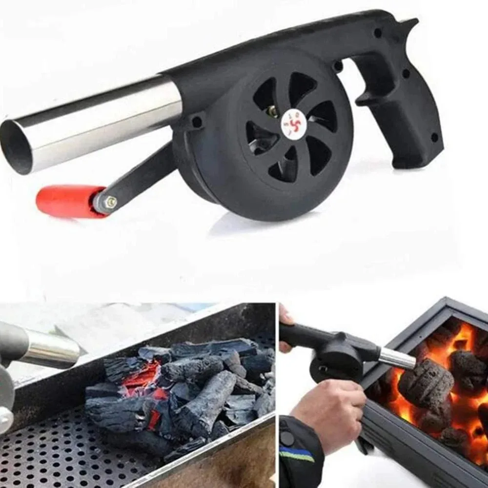 Hand BBQ Fan Air Blower For Barbecue Picnic Manual Fire Bellows