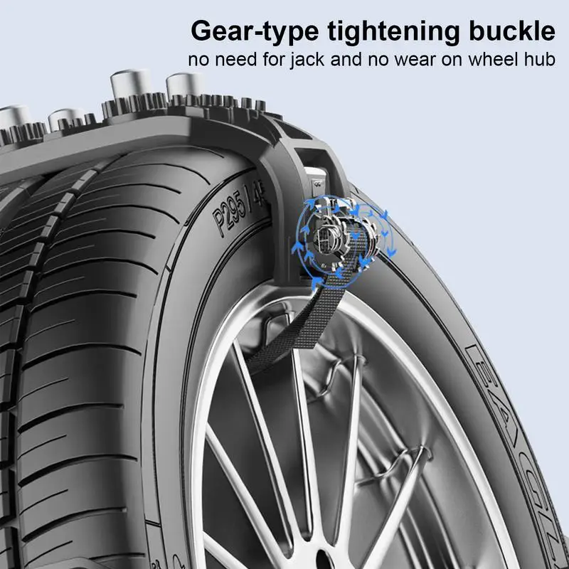 Car Tire Snow Chains auto Tire Wheel Chain Universal Anti-Slip Wheel Protection Chains Outdoor Driving Safety Chain Supplies - Image 4