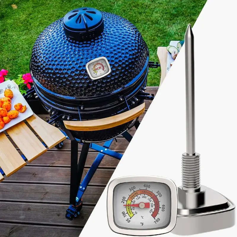 Stainless Steel Temperature Gauge For Grill BBQ Pit - Image 3