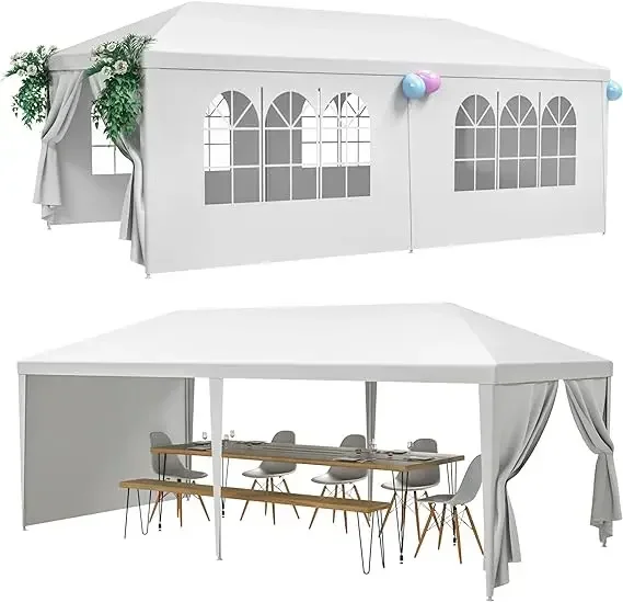 Outdoor Canopy Tent Camping Gazebo Storage Shelter Pavilion Cater for Party Wedding Events BBQ - Image 9