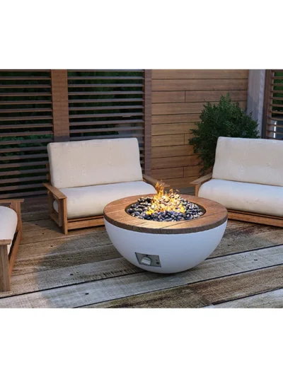 Outdoor winter heaters home gardening decor fireplace concrete fire pit