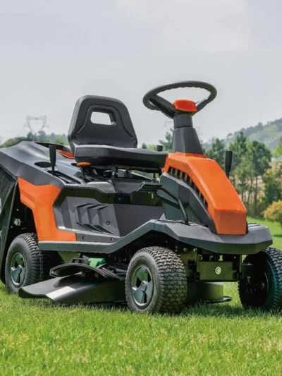 Agricultural Riding Mower Tractor 224cc 660mm Gasoline Ride On Lawn Mower Four-Wheel Lawn Mower