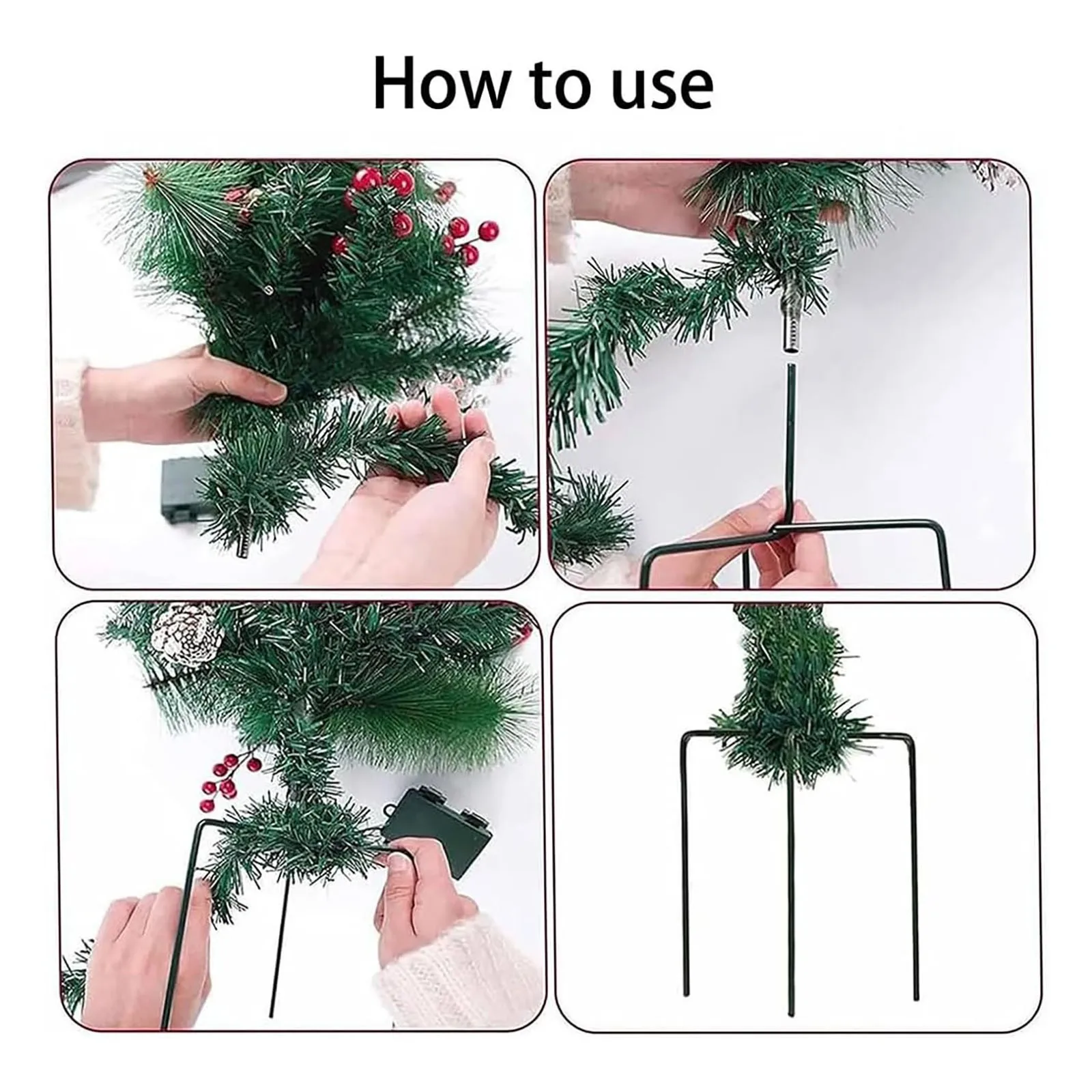 1pcs Holiday Flower Pots Decorations Plastic Pine Cone Artificial Christmas Tree Planter Filler Outdoor Plush Mixed Decoration - Image 5