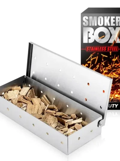 Outdoor Stainless Steel Smoker Barbecue Smoke Box Smoking Barbacoa for Kitchen