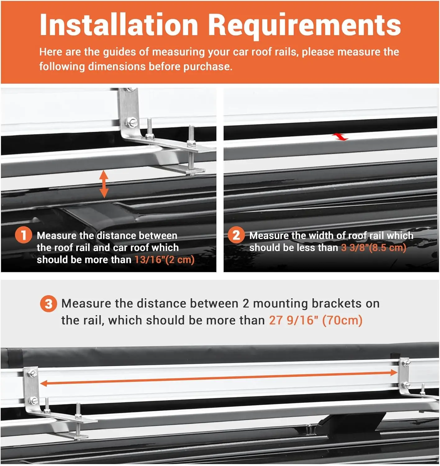 4.6X6.6' Car Side Awning Suv Truck Vehicle Awning Rooftop Pull Out Tent Shelter Uv50+ Shade Outdoor Camping - Image 5