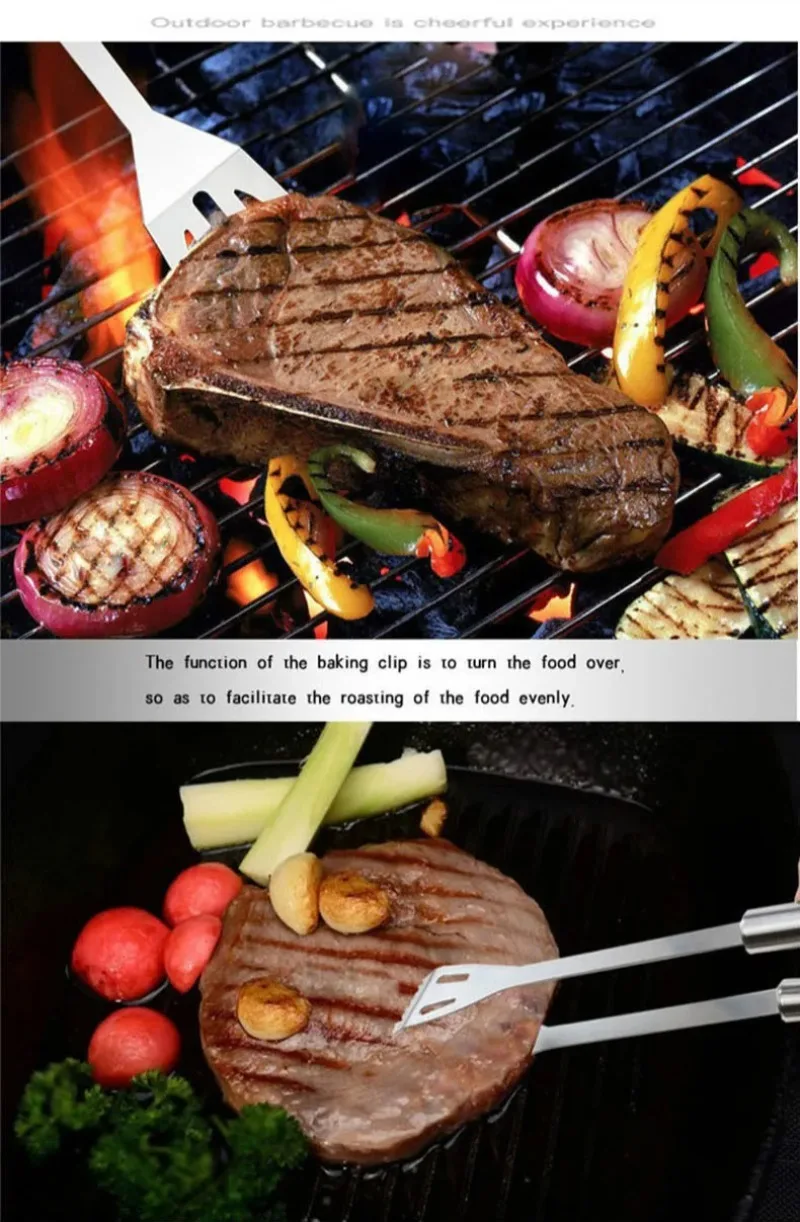 BBQ Tools Set Barbecue Utensil AccessoriesThermometer Barbeque Grilling Accessories Outdoor Gril Tools Set Bbq Utensil Set - Image 5