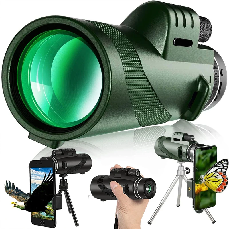 Portable Zoom HD 5000M Telescope Folding Long Distance Mini Powerful Telescope