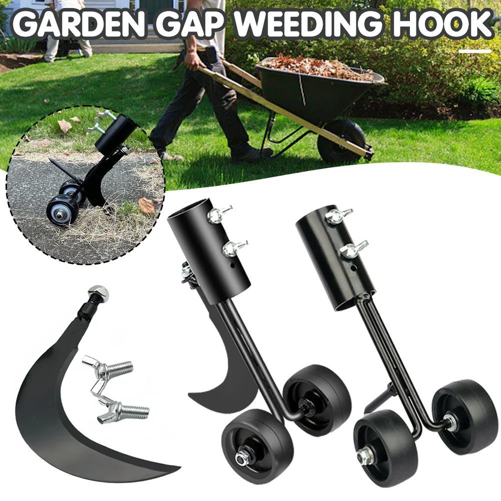 Quick Crevice Weeder Roller With Hook Durable Sturdy Gardening Tool For Driveways Yard - Image 2