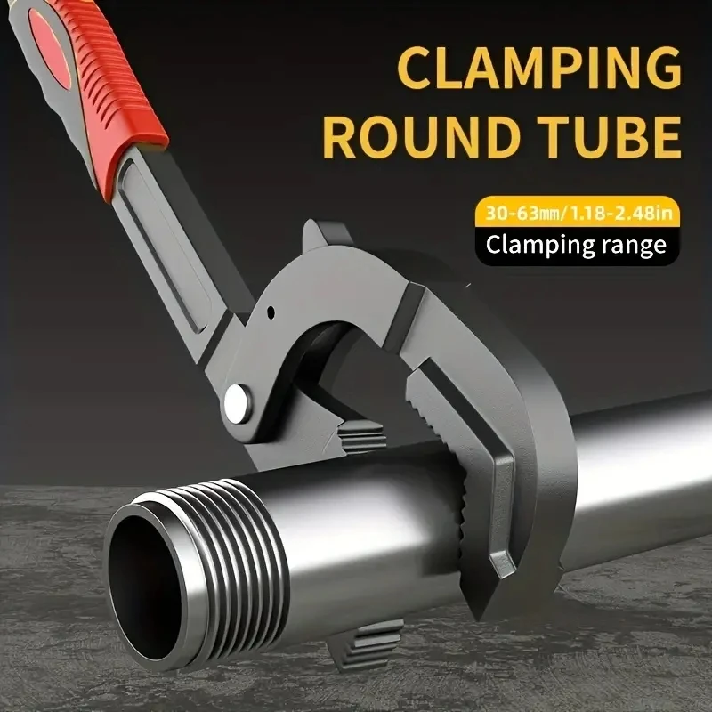 Multifunction Auto Power Grip Pipe Wrench Metal Self Adjusting Spanner - Image 2
