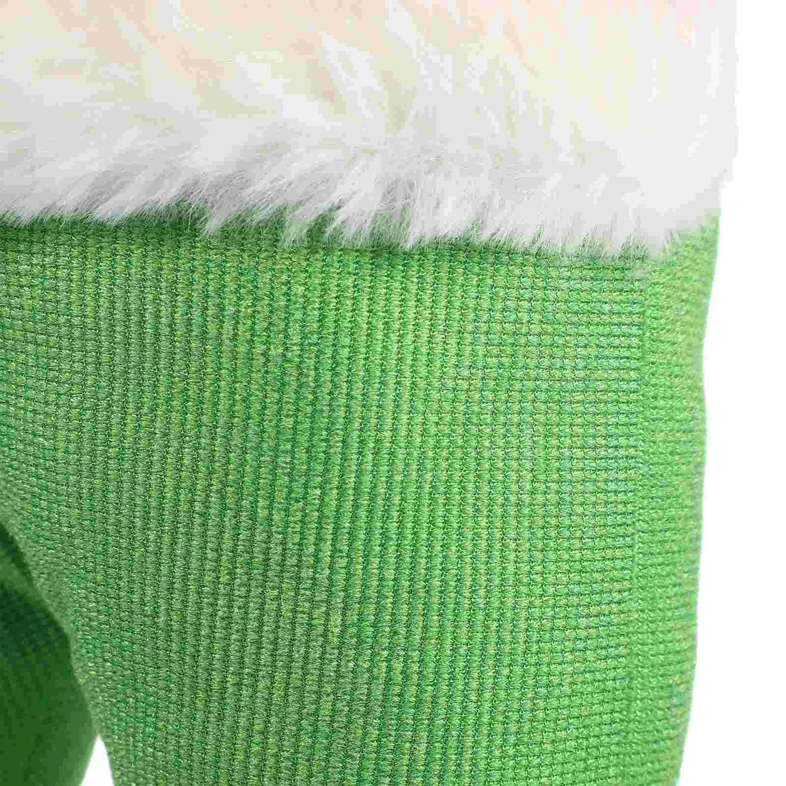 Outdoor Xmas Adornment Garland Stuffed Legs Window Wreath Ornament - Image 2