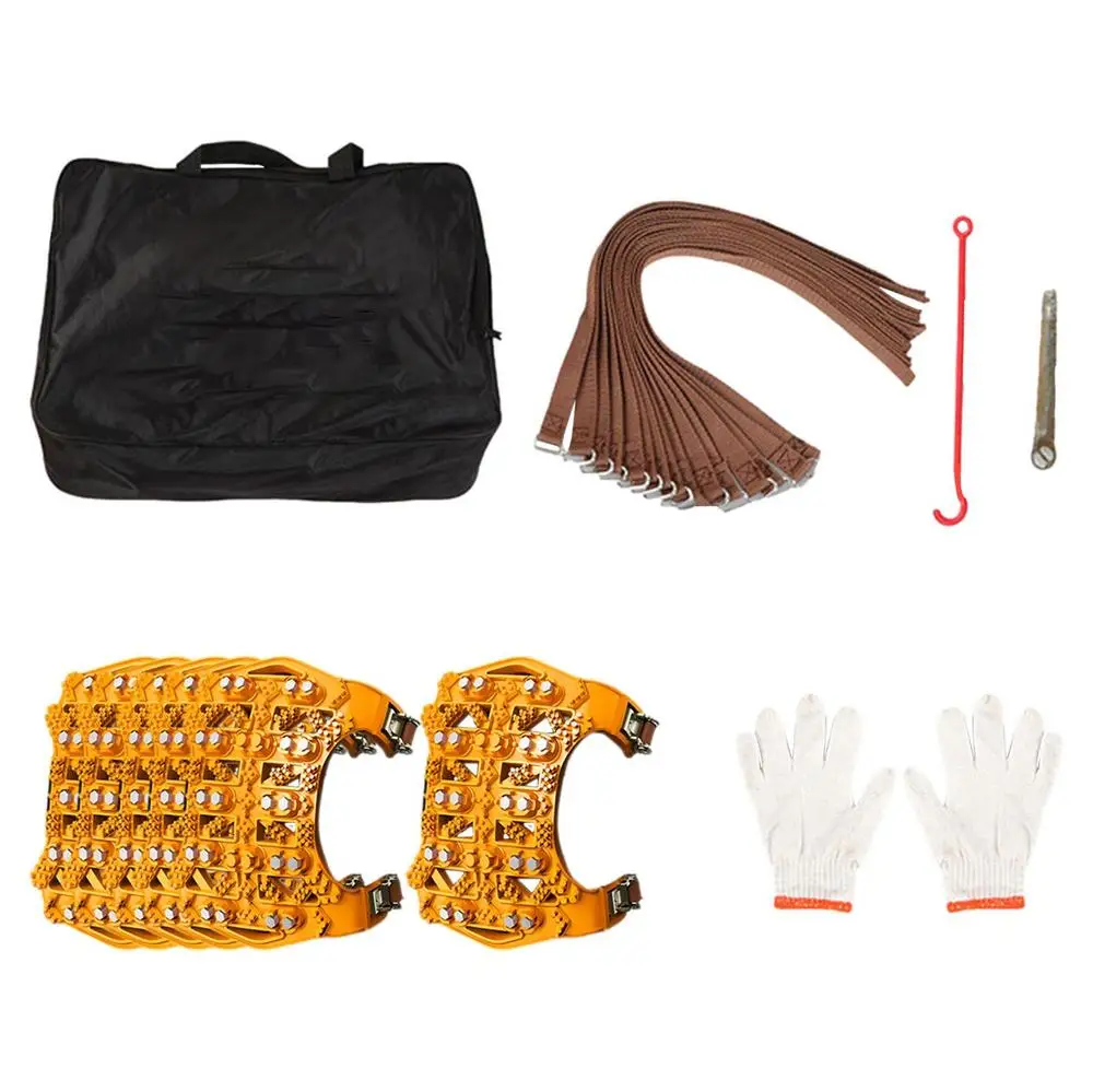 6pcs Car Snow Chains Off-Road Vehicle Sedan For SUV Car Tire Supplies Auto Tire Snow Chains Anti-Skip Belt Safe Driving Tool - Image 7