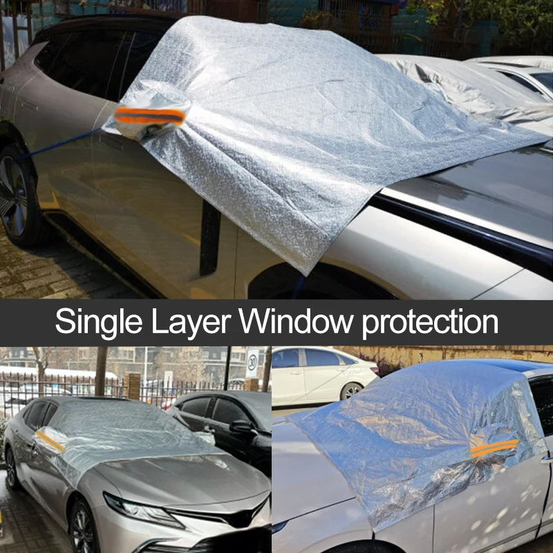 Front Windshield Sun Rain Dust Frost Guard Auto Snow Protection Artifact - Image 3